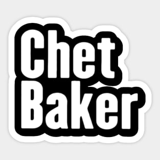 Baker Sticker